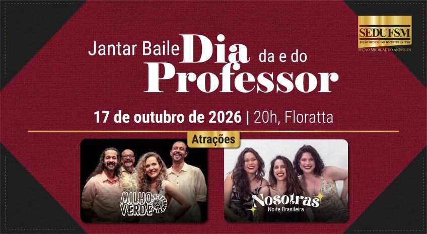 Bandas Jantar Baile 2026