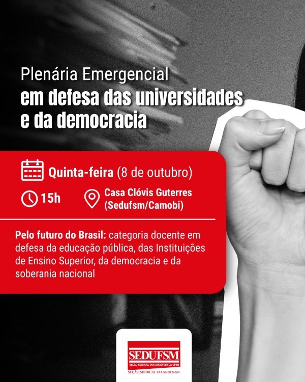 plen&aacute;ria emergencial